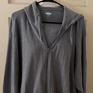Old Navy Grey Hooded Jacket